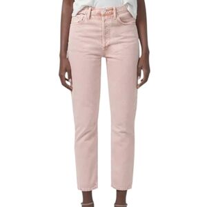 Citizens of Humanity Jolene High Rise Ankle Straight Leg Jean Rosewater Women 32